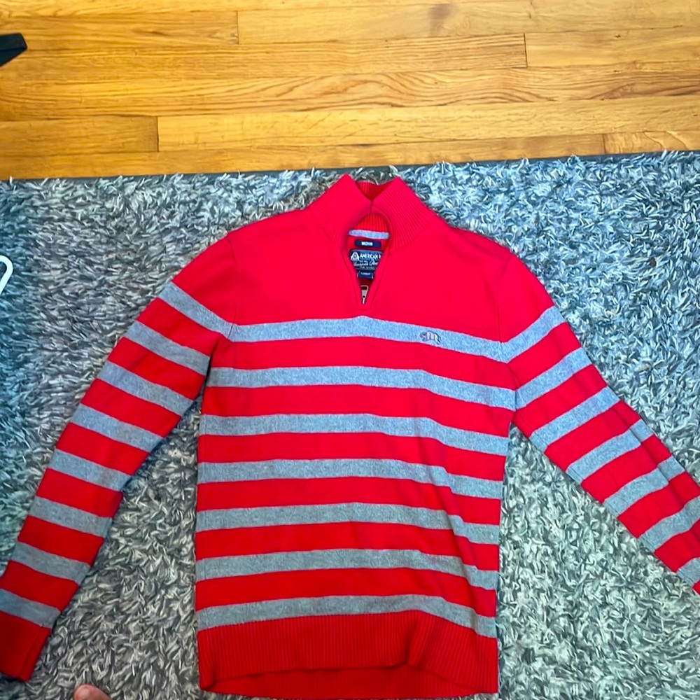 Red sweater men